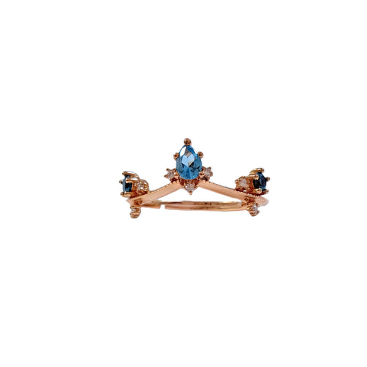 Princess Natural Topaz Ring