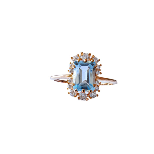 Venice Natural Topaz Ring