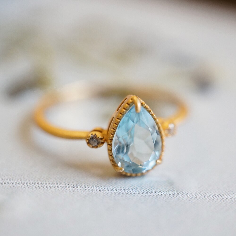 Nirvana Natural Topaz Ring