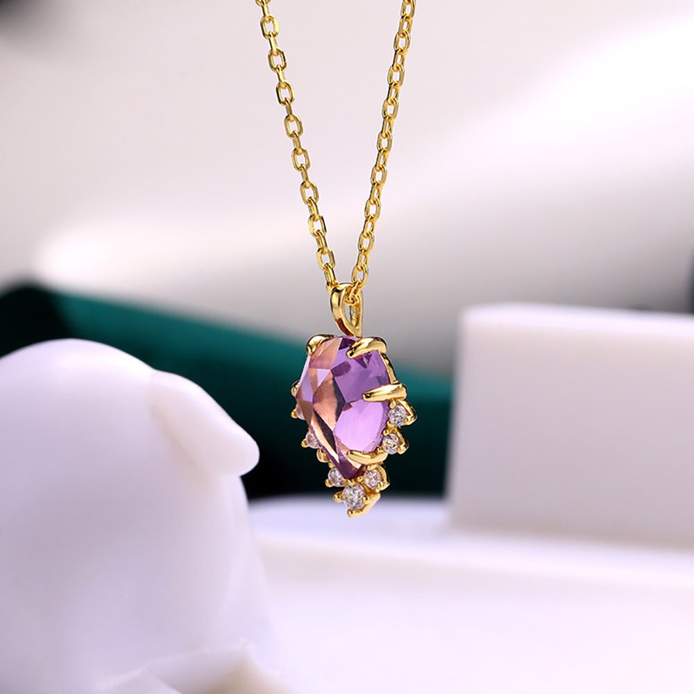 Kimberly Natural Amethyst Necklace