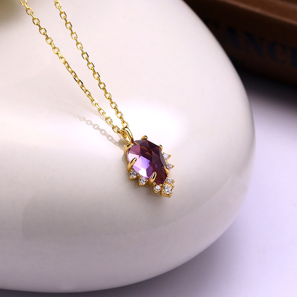 Kimberly Natural Amethyst Necklace