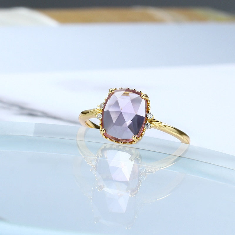 Liz Amethyst Natural Ring